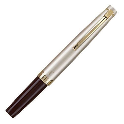 PILOT E95s Fountain Pen, Ivory Barrel with Gold Accents, Medium Nib, Blue Ink (60841)