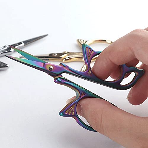 DSWMY Craft Scissors, Craft Scissors Shape Sewing Supplies Cross Stitch Yarn Fabric