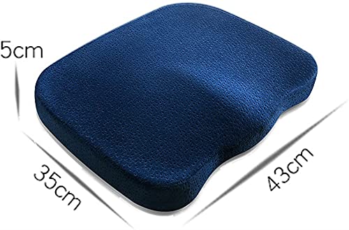 GIENEX Desk Chair Cushion - Padded Cushions for Travel, Wheelchairs, Office, Stadium & Driver Seat of Car or Truck