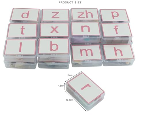 LLTCMAOYI The Montessori Language Pinyin Three-Piece Set, Early Kids's Chinese Language Education