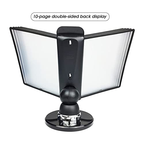 GFSGHZZ Desktop Reference Organizer - Catalog Display Rack for Display A4 Documents Desktop/Wall Reference System Wi,A-20 Panel