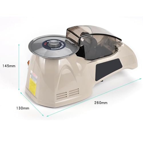 Disc Tape Dispenser, Cutting Length 10~60Mm, Tape Width 5~25Mm,Tape Roll Outer Diameter 150mm, for Office Warehouse Home Packaging