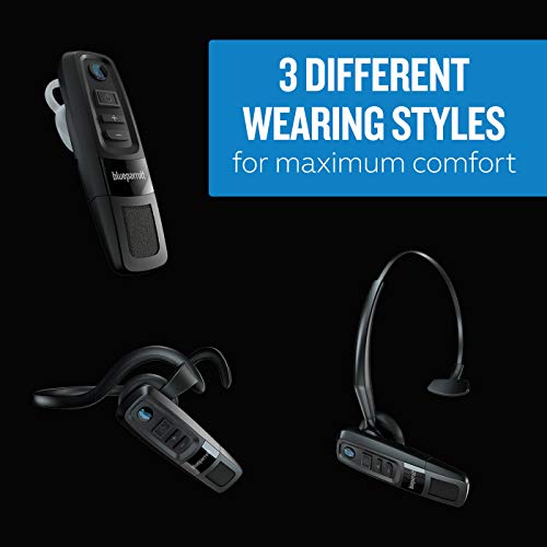 BlueParrott C300-XT MS Noise Cancelling Bluetooth Headset–Hands-Free Wireless Headset Programmed with Access to Microsoft Teams Walkie Talkie,Long Wireless Range with Superior Sound,IP65-Rated, Black