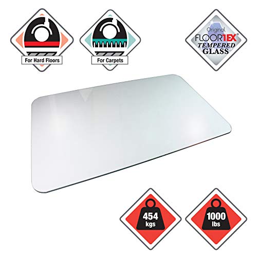 Floortex Cleartex Glaciermat® Chair Mat 123648EG - 1 Each