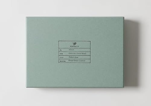 Cuobadis Genuine Leather Cross Grain Leather Notebook Cover "Postalco" 3.9 x 5.9 inches (10 x 15 cm), Brown POSTALCO QUOVADIS qv10 x 15pt2-br