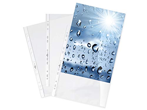 Durable 50 PP 60 mµ Clear Punched Pockets