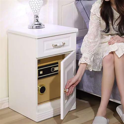 HASMI Safe Box Home Small Invisible Bedside Cabinet Fingerprint Code Safe Anti-theft Into The Wall Drawer All-steel Safe Deposit Box Document Box, yuqing2022