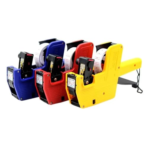 8 Digits Digital Tag Gun Label Gun+ 1 Lines Labels +1 Ink 5500 Marker Gun Plastic Labeller Sticker