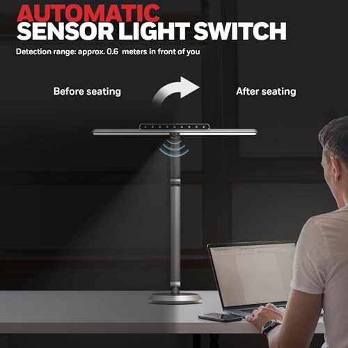 Honeywell H9 Sunturalux LED Dimmable Desk Lamp with Motion-Sensing