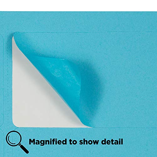 JAM PAPER Shipping Address Labels - Standard Mailing - 2 x 4 - Blue - 20 Packs of 120