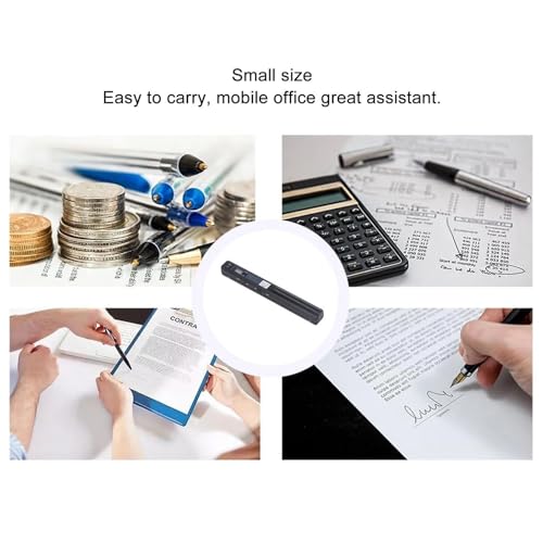 Handheld Document Scanner Portable PDF and JPG HD Scanning USB 2.0 8.27 Inch with CD for Pictures(6.4mm -1)