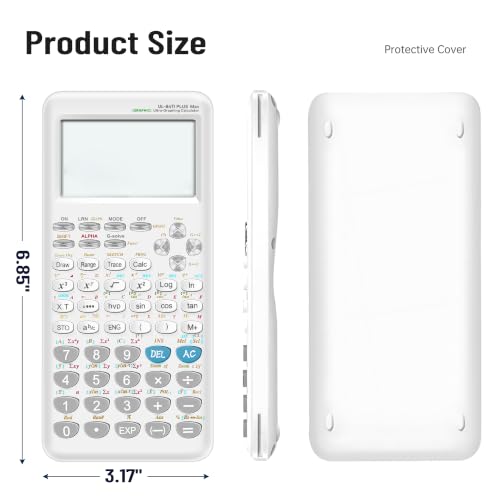 Graphing Calculator, Calculator with Graphics Functions, Large Display for Students, Algebra Calculus Trigonometry, 360+ Functions, UL-84