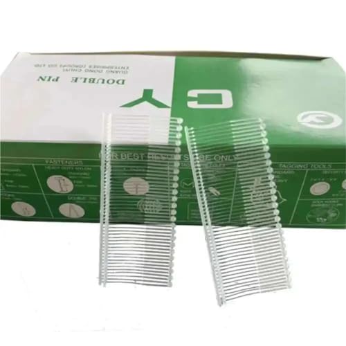 Tag Gun Fasteners with Needle Pins 2500pcs for Garment Labeling Office Filing Craft Projects Clothes Sock Hat Doll Price Sign Holder(75mm)