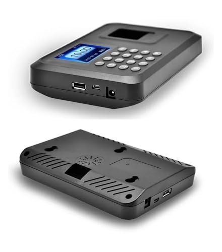 MHJKHG Clocking in Machine, Time Clock,Attendence Machine A6 Biometric Attendance System USB Fingerprint Reader Time Clock