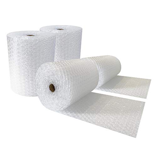 UOFFICE Roll of Bubble Cushioning Wrap - 24" Wide x 260 Ft - Large 1/2" Bubbles