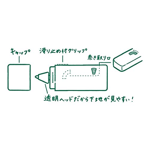 Midori Correction Tape, XS Series, White (35263006)
