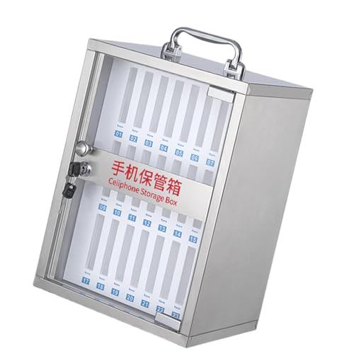 Oxxggkao Privacy Protected Wall Mounted Phone Safe with Nonrust Steel for Secure Storage in Schools and Gyms Lockable Storage