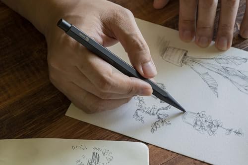 ystudio Y-studio YS-STAT-10 Brushing Sketching Pencil 2.0mm Black