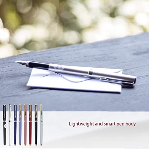 USZWBY Lacquer Fountain Pen for Men and Women Luxury Gift Box Pens Calligraphy Pen Writing Pen with Stainless Steel Nib Fancy Pen（Black 1）