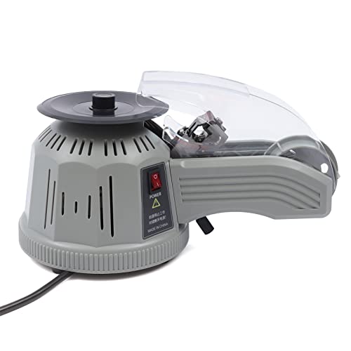 Automatic Carousel Tape Dispenser, 25w 110v Disc Tape Cutting Machine High-Efficiency Tape Cutting Machine Electric Tape Dispenser Packing Machine w/Safety Cover for Utting Scotch Tape