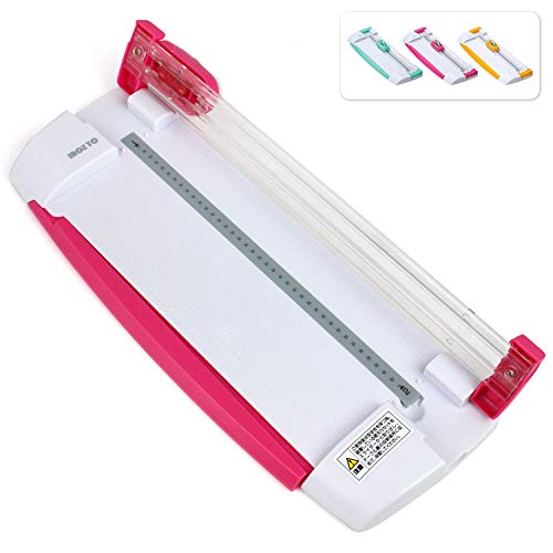 INOZTO T-400-OR Compact Rotary Paper Trimmer, Orange