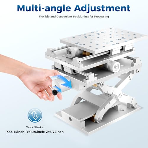 3 Axis Positioning Moving Work Table Portable 3 Axis Moving 3D Workbench, for Optical Lab