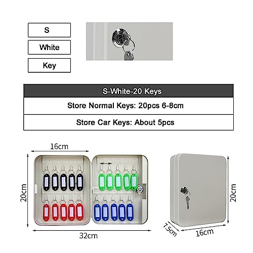 HGIYA Key Lock Box Safe Storage Waterproof Organizer Secret Cabinet Outdoor Combination Multi Classification Office Factory Store