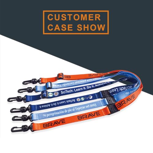 CTZD 100 Pack Customized Neck Straps Custom Lanyards Print Your Logo Text Image with Safety Breakaway for Company School factory