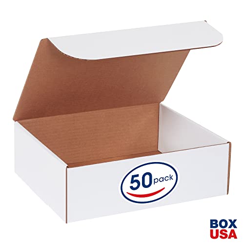 BOX USA Shipping Boxes Small 12"L x 10"W x 4"H, 50-Pack | Corrugated Cardboard Box for Packing, Moving and Storage