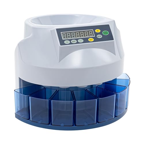 Electronic Coin Sorter & Counter, Automatic Coin Counting Machine