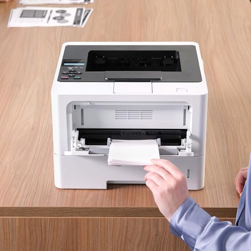 Brother HL-L5210DN Business Monochrome Laser Printer with Duplex Printing, Versatile Paper Handling, Mobile Printing, and Gigabit Ethernet Networking, Works with Alexa