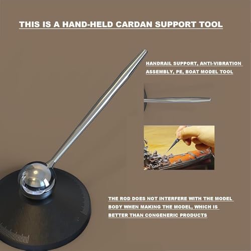 piudoiliy Hand Stabilizer, Model Making Hand Stabilizer, 360 Degree Rotatable Support Handle, for DIY Miniature, Figure, Soldier Models