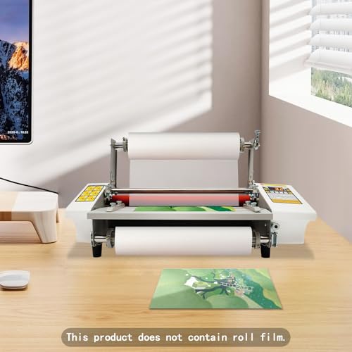 Laminator Machine, Digital Thermal Roll Laminating Machine, 110V Roll Laminator, for School Office Commercial Use