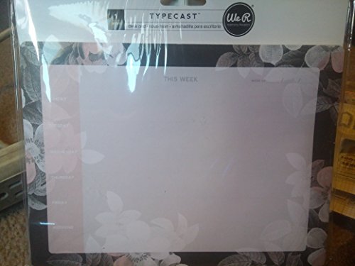 We R Memory Keepers Paper Goods Typecast-Desktop Pad-Flowers
