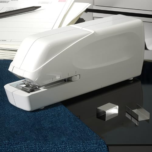 Electric Stapler Hold 150 Staple (Staple Not Included) 20 Sheets Capacity for Document Meeting Paper Homework Sheet Efficient Binding Tool