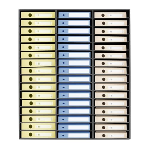 Paper and Mail Organizer, Bill Paper Organizer Cabinet, 48 Compartments, for Home, Library, Office, Etc