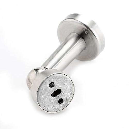 JSEIAJB Stainless Steel Magnetic Sliver Door Stop Stopper Holder Catch Floor Fitting with Screws for Family Home