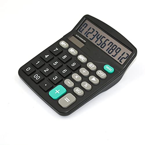 DUYHBAWRS Calculator 12 Digits Electronic Large Screen Desktop Calculators Home Office School Calculators Financial Accounting Tools