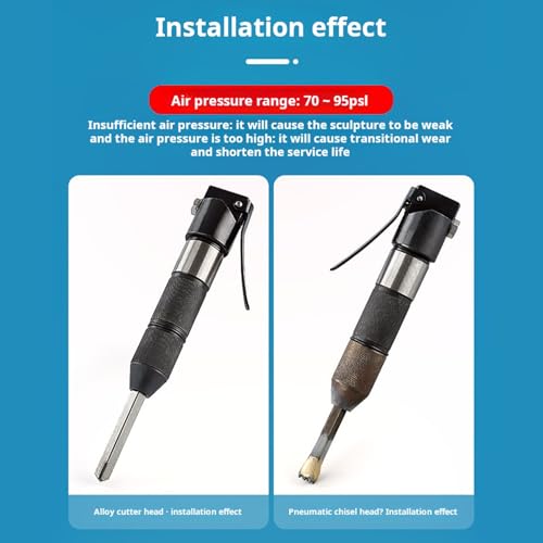 Air Powered Multipurpose Sculpting Tool with Replaceable Head
