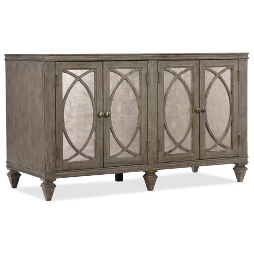 Hooker Furniture Rustic Glam Storage Credenza in Light Wood