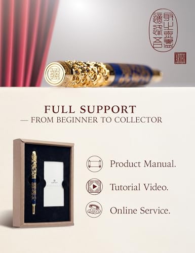 ARTEX x National Palace Museum Gold Lotus Rollerball Pen Gift Set