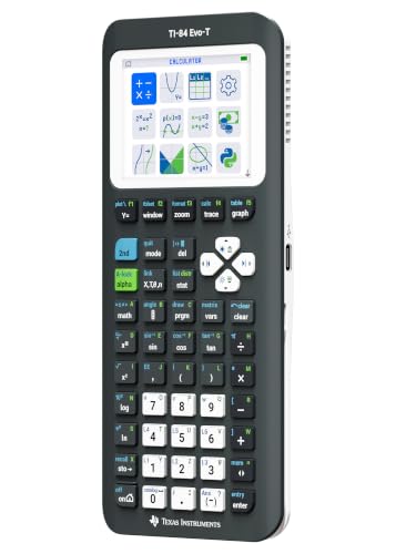 Texas Instruments TI-84 Evo-T Graphics Calculator, Black, Model 2026
