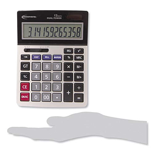 Innovera 15968 Profit Analyzer Calculator, Dual Power, 12-Digit LCD Display / 10 Pack
