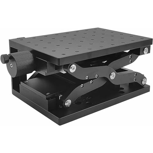Manual Lift Platform Table,Lab Jack Optical Lift,120mm Travel Z Axis