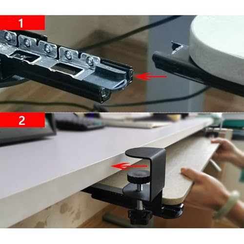XCIVONTEX Slide Out Computer Keyboard Drawer, Computer Keyboard Tray, Platform Drawer for Typing, Easy to Install Space-Saving, Pull-Out Under The Table(White,75x25cm)