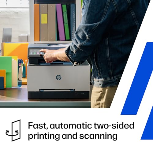 HP Color LaserJet Pro MFP 3301fdw Wireless All-in-One Color Laser Printer, Office Printer, Scanner, Copier, Fax, ADF, Duplex, Best-for-Office (499Q5F)