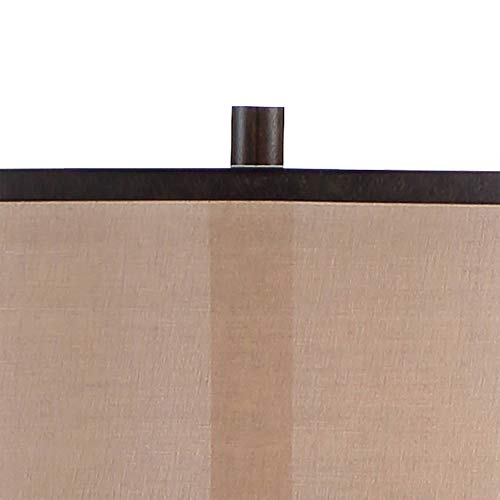 Alamo 62" Tall Bronze Double Shade Floor Lamp Living Room