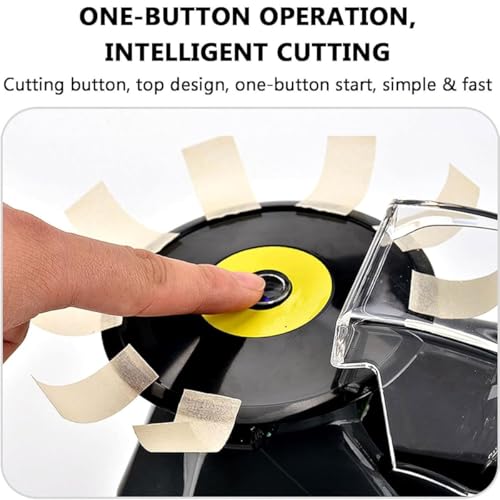 Auto-Sensing Electric Tape Dispenser, Adjustable Cut Length 10-60mm for Adhesive Tape,for Office & Packaging Application
