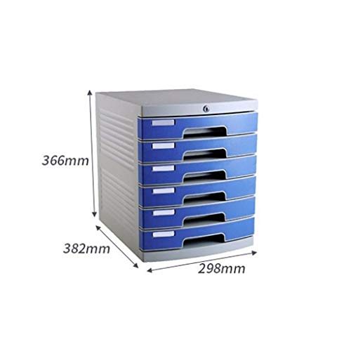 SDVantage Flat File Cabinet, 6-Layer Drawer Storage Organization, with Lock/Blank Label,Suitable for Office Supplies