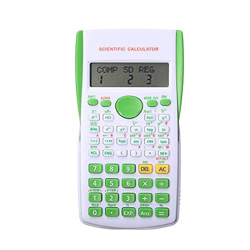 GFHSKRPL Portable Multifunctional Calculator Calculadora Cientifica for Mathematics Teaching Students Function Display